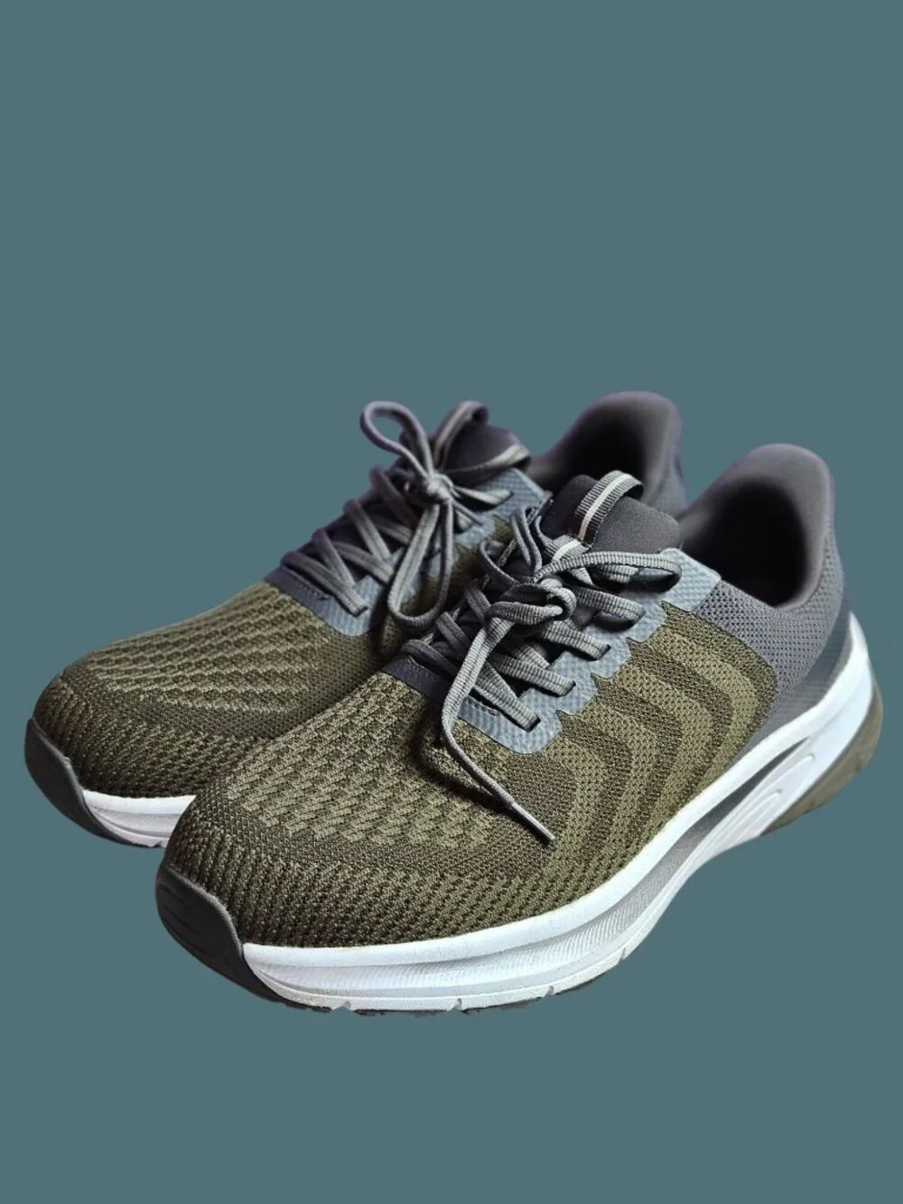 Orthofeet Tilos Hands Free Athletic Shoes Orthopedic Sneakers Diabetics Men 12D